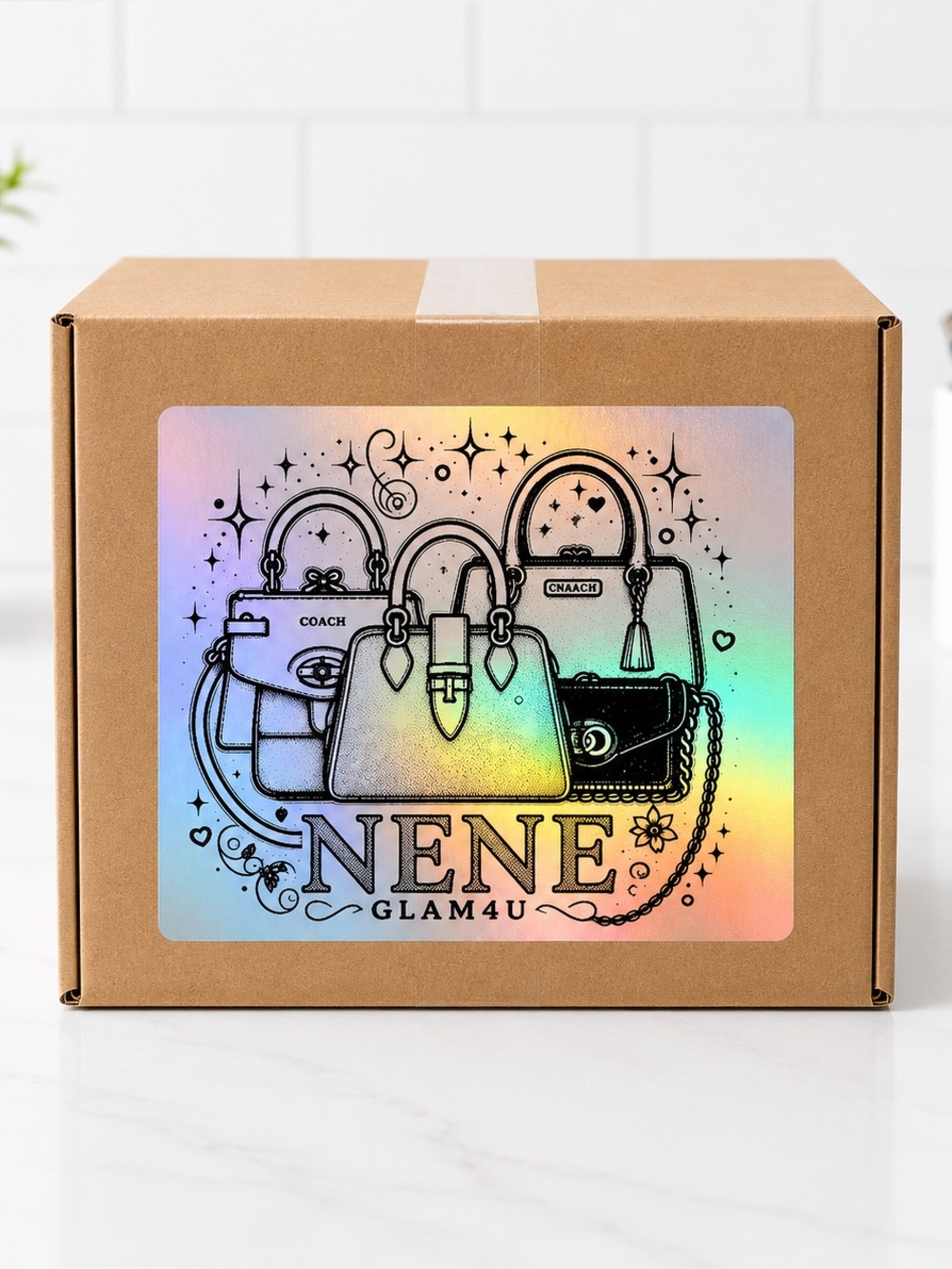 @nene_glam4u Customized Stickers-100ct.
